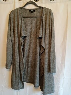 Simply Vera Vera Wang Gray Knit Cardigan Size XL.